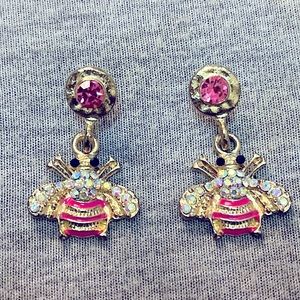 🐝 Bee 🐝 Rhinestone Earrings